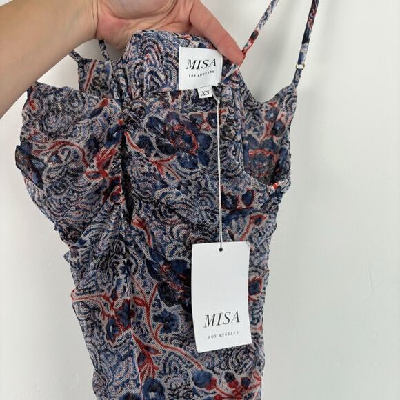 NWT MISA Nicola Halter‎ Midi Dress - Picture 9 of 9